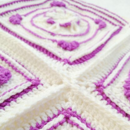 Amethyst Flower Granny Square