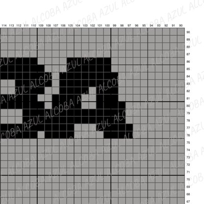 Crochet Pattern C2C Star Wars Boba Fett Blanket Mandalorian Graphgan