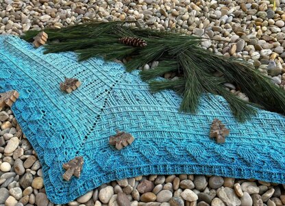 Flat Triangular Scarf "Gaia"