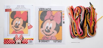 Vervaco Long Stitch Kit Disney Minnie Mouse Cross Stitch Kit