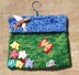 Garden design Peg/Pin bag - butterfly, bird, flowers, ladybird, snail, spider