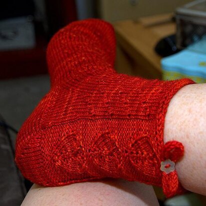 Have a Heart Socks - knitting pattern