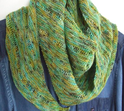 Drop Stitch Shawlette