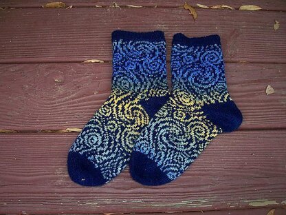 Starry Night Socks