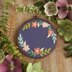 Hoffelt and Hooper Ella Jade - Navy Embroidery Kit - 6in