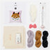 Rico Design Punch Needle Packung Kissen Leopard Inkl. Punch Needle