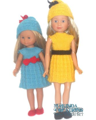 Mini Dress Set for  Dolls