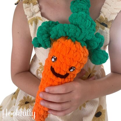 Carrot amigurumi toy