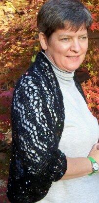 Sequined Spectacular shrug/shawl