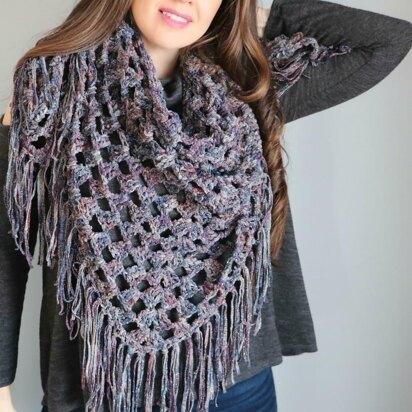 Shimmer Triangle Shawl