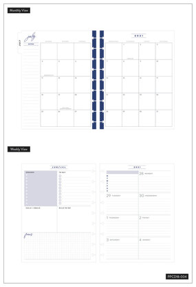 The Happy Planner Indigo Classic 18 Month Planner