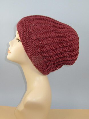 Moss Stitch Cuff Fishermans Slouch Hat