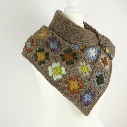 Granny Square Scarf