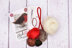 The Crafty Kit Company British Birds Red Robin Needle Felting Kit - 140 x 240 x 65mm