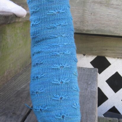 Lotus Flower Socks - knitting pattern