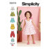 Simplicity Toddlers' Criss-Cross Top, Dresses, Rompers and Panties S9319 - Paper Pattern, Size CAA(1/2-1-2-3-4)