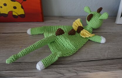 Crochet Pattern Cuddle Cloth Dragon Draco!