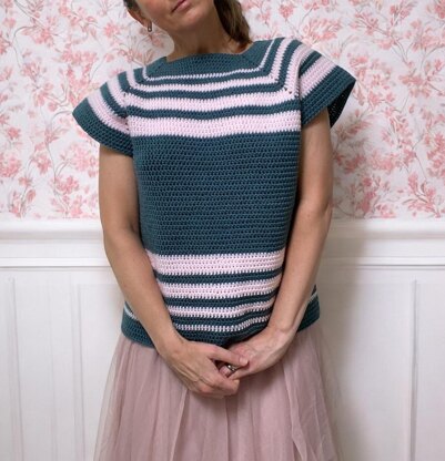 Teal Blush Top
