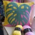 Tropical Leaf Cushion