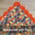 Shell Border with Picots - Pdf Crochet Pattern -