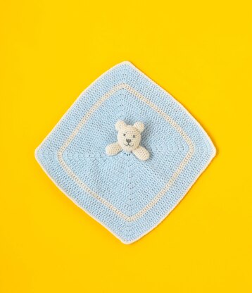 "Bear Hug" - Free Baby Accessory Crochet Pattern - Free Accessory Crochet Pattern in Paintbox Yarns Baby DK