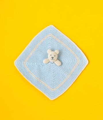 "Bear Hug" - Free Baby Accessory Crochet Pattern - Accessory Crochet Pattern in Paintbox Yarns Baby DK