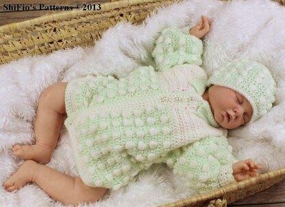 Bobble Twins Baby Crochet Pattern #18