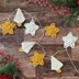 Christmas Trees & Stars Holiday Garland / Ornaments