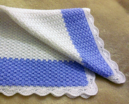 Crochet Baby Blanket - Winter Frost
