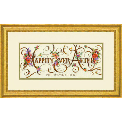 Dimensions Ever After Cross Stitch Kit - 12cm x 30cm