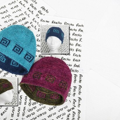 Recto verso - knitting pattern