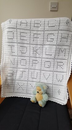 ABC Alphabet Baby Blanket