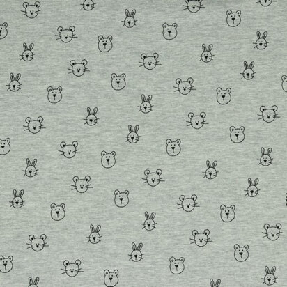 Poppy Fabrics - Animals Jersey