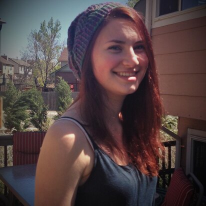 John O'Groats Slouchy Hat - knitting pattern