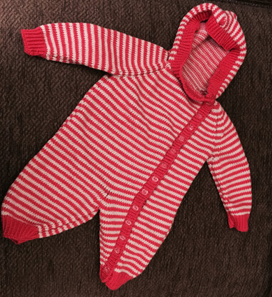 Lova Babygrow in MillaMia Naturally Soft Merino - Downloadable PDF