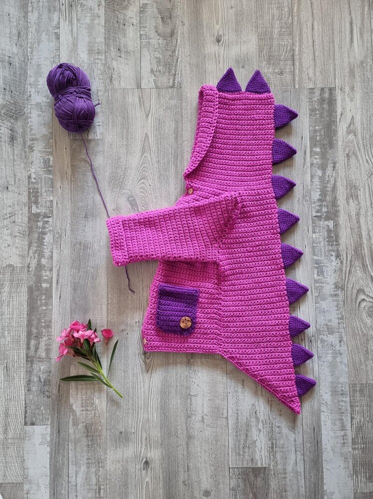 Chaqueta Dino Crochet pattern by Stephanie San Martín Hellberg