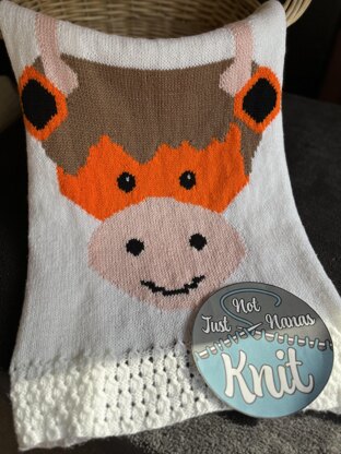 Highland Cow Baby Blanket