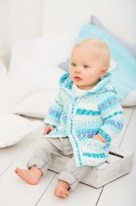 Coat and Jacket in Stylecraft Wondersoft DK Prints - 9268 - Leaflet