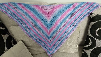 Rose Garden Shawl