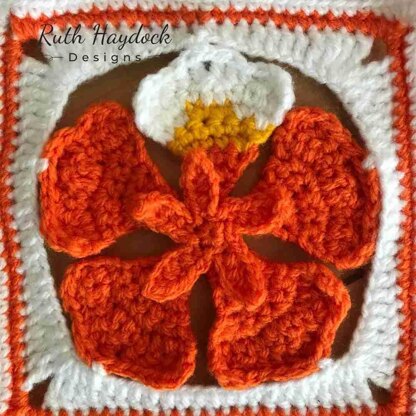 Flame Tree Flower Crochet Pattern