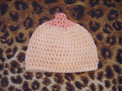 Baby boob beanie hat for breastfeeding newborn to toddler size
