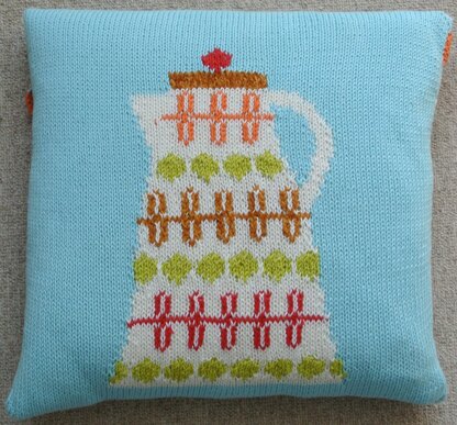 Coffee Pot Cushion Cover