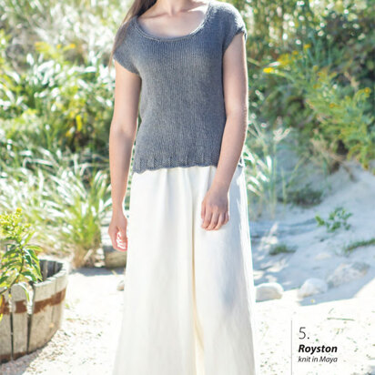 Royston Top in Berroco Maya - Downloadable PDF