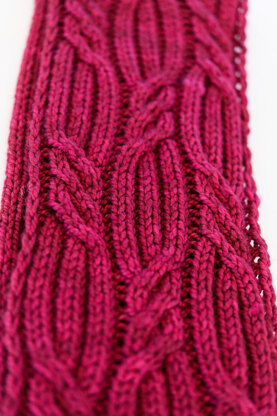 Saru Cable Cowl in SweetGeorgia Superwash Soft - Downloadable PDF