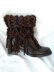 885-Fringed Boot Cuffs