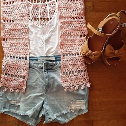 Pom Pom Summer Vest