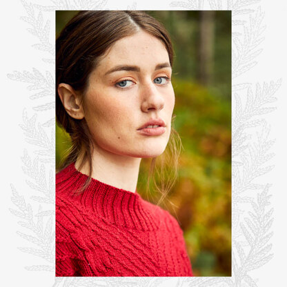 Pheobe Sweater -  Jumper Knitting Pattern For Women in Willow & Lark Heath Solids by Willow & Lark