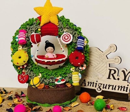 Amigurumi Christmas sweetness tree