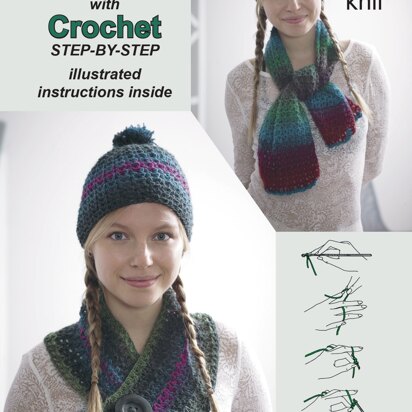 Riot Scarf, Hat & Cowl Set in King Cole Riot DK - 5057 - Downloadable PDF