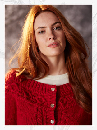 "Camilla Cardigan" - Cardigan Knitting Pattern For Women in Willow and Lark Nest